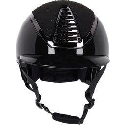 QHP Casco de Equitación Memphis, Negro