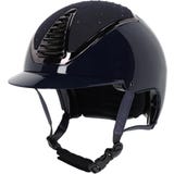 QHP Casco da Equitazione Memphis, Blu