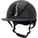 Casco de Equitación Toledo con Visera Polo, Negro