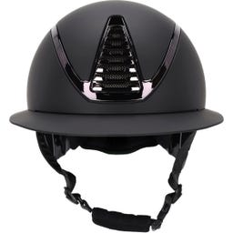 Casco de Equitación Toledo con Visera Polo, Negro