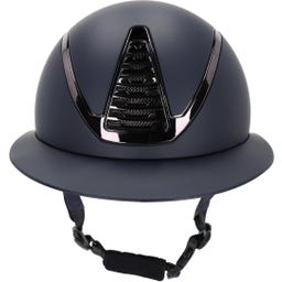 Casco de Equitación Toledo con Visera Polo, Azul