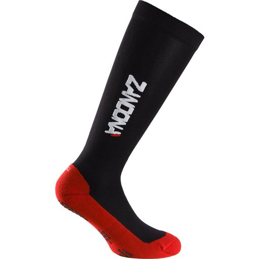 Zandonà Magnetic Equitation Socks, Black/Red