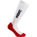 Zandonà Magnetic Equitation Socks, White/Red
