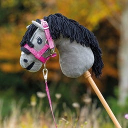 Komplet oglavke Isalyn Hobby Horse, balloon pink