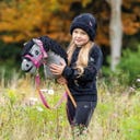 Komplet oglavke Isalyn Hobby Horse, balloon pink