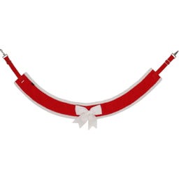 QHP Brustriemen Weihnachten, Rot