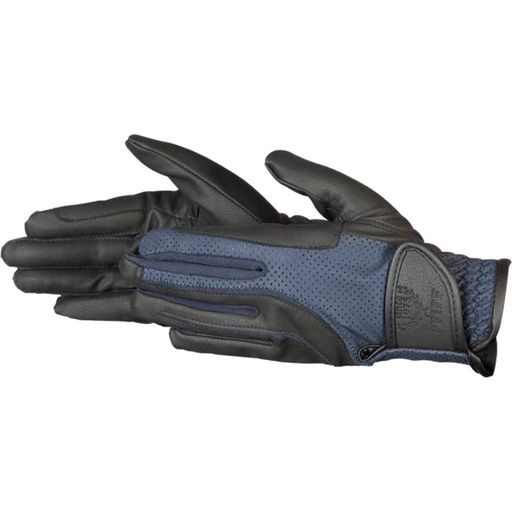 PFIFF Riding Gloves with Elastic, blu marino