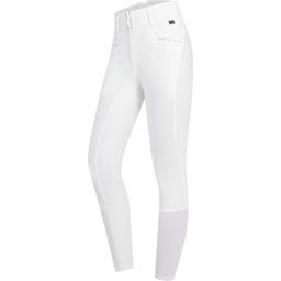 Pantaloni da Equitazione Mathilda Glam High Waist, Bianco - 34