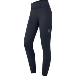 Leggings da Equitazione Termici Ella, Blu Notte - 34