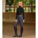 Pantaloni da Equitazione Maja Glam Curved High Waist, Antracite