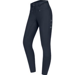 Pantaloni da Equitazione Maja Glam Curved High Waist, Blu Intenso