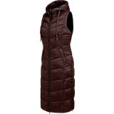 ELT Ostende Lightweight Long Vest, Mahogany