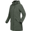 Parka da Equitazione Invernale Performance Ontario, Verde Oliva Scuro