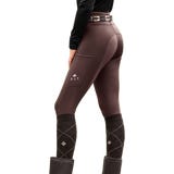 Comfort Ride Glam Riding Breeches, Chrome Grey