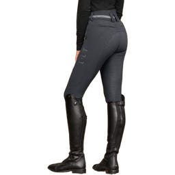 Pantaloni da Equitazione Maja Glam Curved High Waist, Antracite