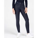 Pantaloni da Equitazione Maja Glam Curved High Waist, Blu Intenso