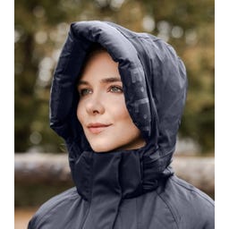 Cappotto da Equitazione Invernale Performance Opal, Blu Intenso