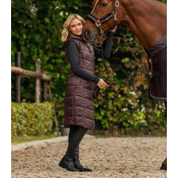 ELT Gilet Lungo Lightweight Ostende, Mogano