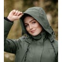 Parka da Equitazione Invernale Performance Ontario, Verde Oliva Scuro