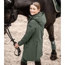 Parka da Equitazione Invernale Performance Ontario, Verde Oliva Scuro