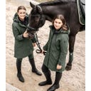 Parka da Equitazione Invernale Performance Ontario, Verde Oliva Scuro