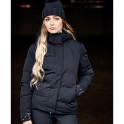 Giacca da Equitazione Invernale Performance Ohio, Blu Intenso