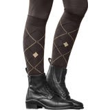 Chaussettes d&rsquo;&Eacute;quitation Argyle, Espresso