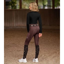 ELT Calze da Equitazione Argyle, Espresso