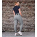 Pantaloni da Equitazione Comfort Ride Glam, Grigio Cromo