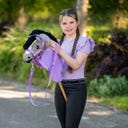 QHP Manta de Forro Polar Hobby Horse - Lila