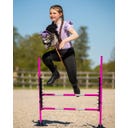QHP Capucha Antimoscas para Hobby Horse - Lila