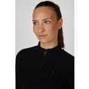 PIKEUR RIP Zip-Neck Riding Top, Black