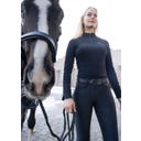 PIKEUR RIP Zip-Neck Riding Top, Black