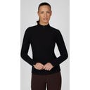 PIKEUR RIP Zip-Neck Riding Top, Black