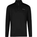 PIKEUR Men's Zip-Neck Riding Top, Black