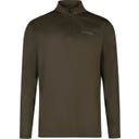 PIKEUR Men's Zip-Neck Riding Top, Olive Green
