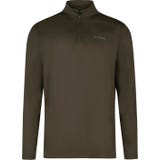 PIKEUR Herren-Zipshirt, olivengr&uuml;n