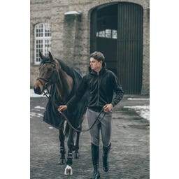 PIKEUR Chaqueta con Capucha de Hombre, Negro