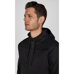 PIKEUR Chaqueta con Capucha de Hombre, Negro