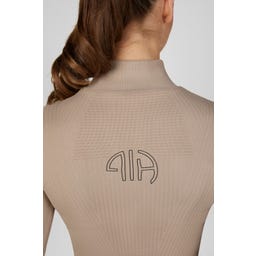 PIKEUR 3D-Knit Performance Top, Mocha Cream