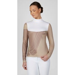PIKEUR Turniershirt, mokkacreme