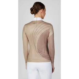 PIKEUR Turniershirt, mokkacreme
