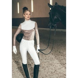 PIKEUR Turniershirt, mokkacreme