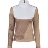 PIKEUR Turniershirt, mokkacreme