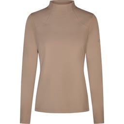 PIKEUR Roll-Neck Jumper, Mocha Cream