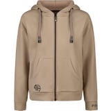 PIKEUR RIP Zip Hoodie, Mocha Cream