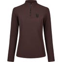 PIKEUR RIP Zip-Neck Riding Top, Chocolate Brown