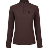 PIKEUR Rip Shirt Zip, schokoladenbraun