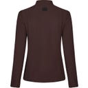 PIKEUR RIP Zip-Neck Riding Top, Chocolate Brown