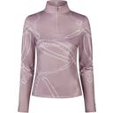 PIKEUR Camiseta con Cremallera, Lila Rosado